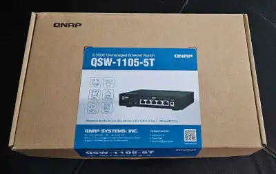 QNAP 2.5GbE Network Switch, View more