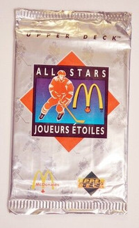 McDonald's HOCKEY Packs … 1992-93, 93-94 and 94-95 … Mix & Match