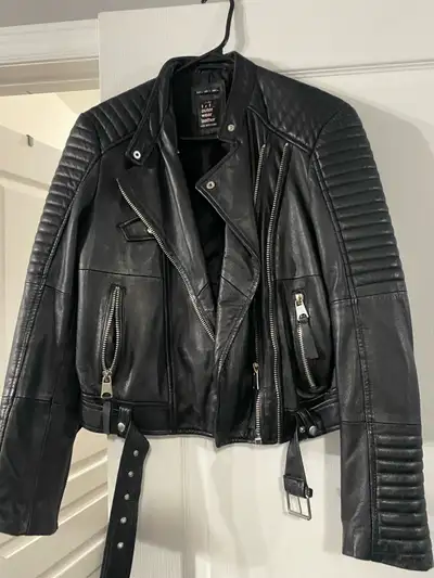 Zara faux Leather Jacket, View more