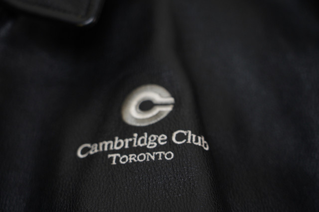Men’s Leather Black Biker Jacket Bomber Coat in Men's in City of Toronto - Image 3