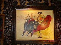 Toile (peinture) Corrida 31" x 37"