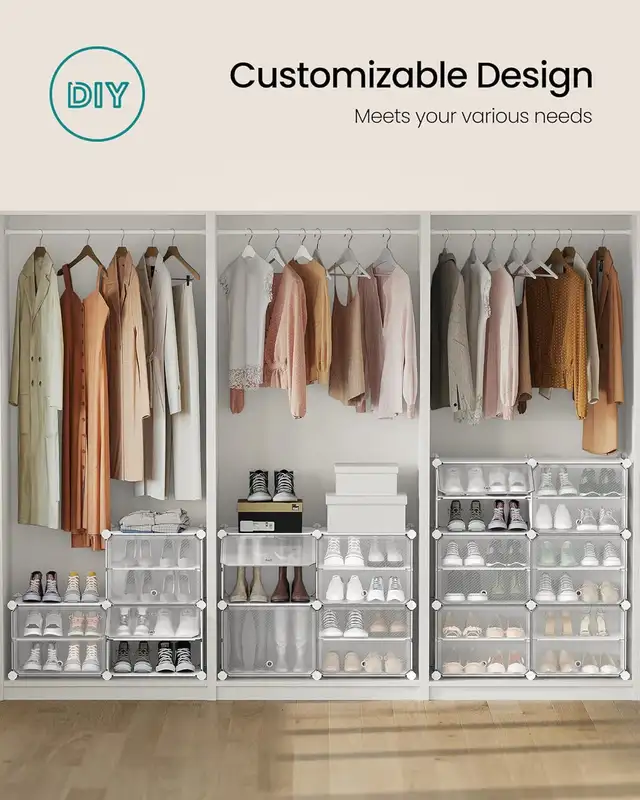 SONGMICS 8-Tier Shoe Rack Organizer in Storage & Organization in Oshawa / Durham Region - Image 6