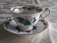 BONE CHINA CUP SAUCER - LADY CLARE, ROYAL ALBERT  SIGNED A. WAGG