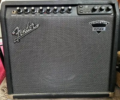 Fender Princeton 650 guitar amp & footswitch $250 Power: 65 Watts Speaker: 1 x 12" Channels: Two (No...