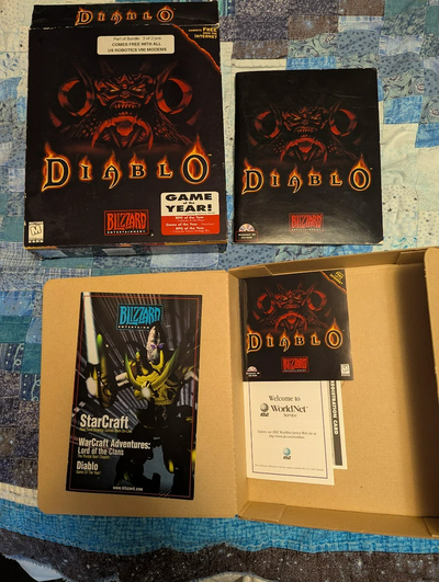 DIABLO HELLFIRE (ADD-ON Pour Diablo 1) PC Big Box EUR 89,99 - FR