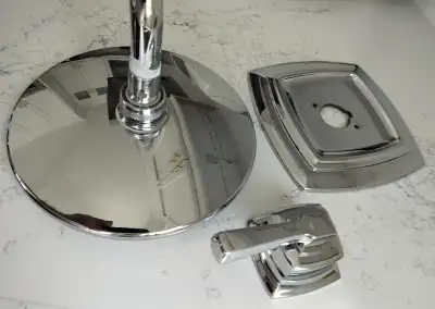 MOEN Voss Posi-Temp Valve Trim 6345BN 8" Shower Head Chrome, View more