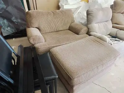 Large Chair and Ottoman, View more