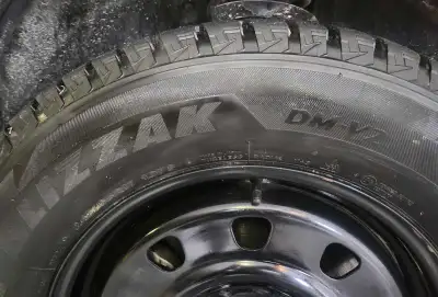 Bought 2 months ago from OK TIRE. and used maybe 2k. Like New. Paid over $2300 4 Tires 245/65/R17 Ri...
