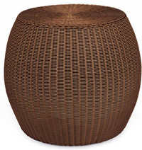 Pottery Barn Palmetto All-Weather Wicker Side Table