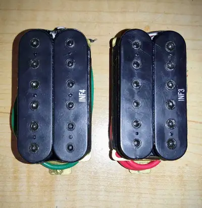 Ibanez INF3 + INF4 humbucker pickup set, View more