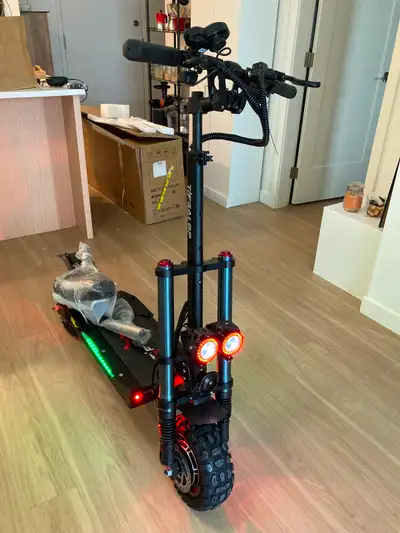 Brand new, never ridden. Just unboxed recently. Features: Powerful 5600W motor system Up to 60-mile...
