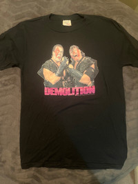 Vintage WWF Wrestling Demolition shirt Original WWE