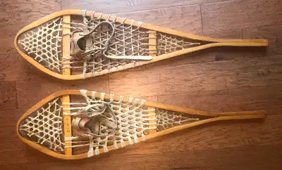 VINTAGE GROS LOUIS SNOW SHOES (42” X 12”), View more