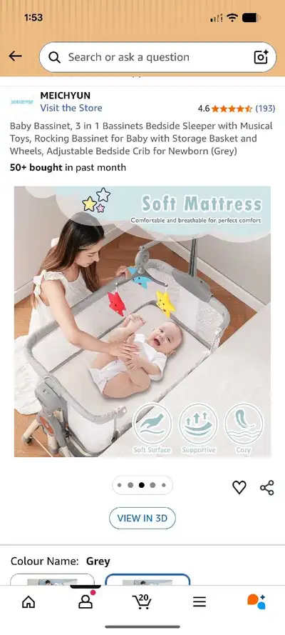 Baby Bassinet, View more