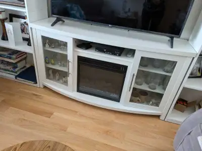54 inches long 14 inches deep 28 inches high White