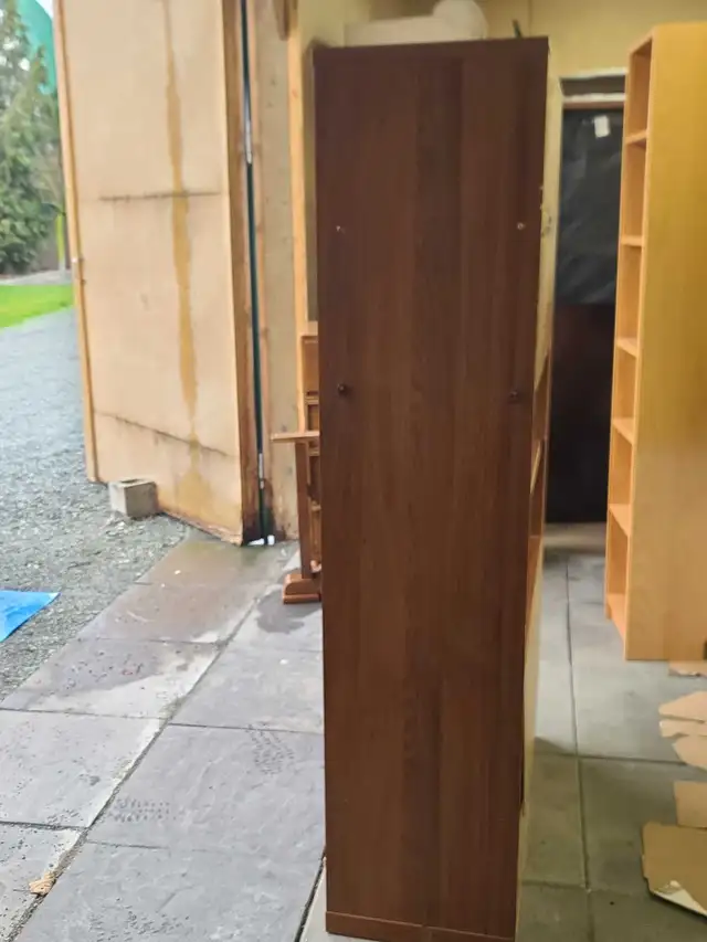 Brown Wooden Bookcase with Cabinet in Bookcases & Shelving Units in Delta/Surrey/Langley - Image 6