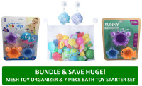 Baby Bath Toys & Organizer Combo Set (Liquidation Sale)