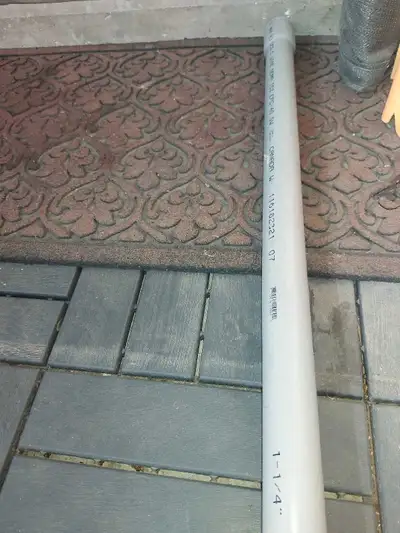 10 foot 1 & 1/4 inch pvc pipe new best offer