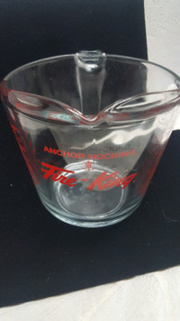 fire king glass measuring cup $20
