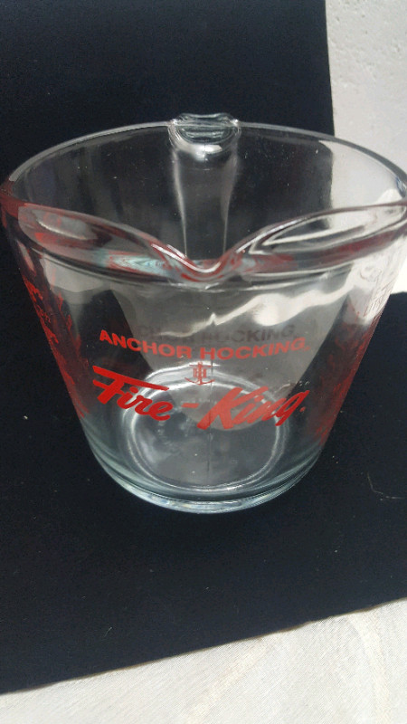 fire king glass measuring cup $20 in Kitchen & Dining Wares in St. Catharines