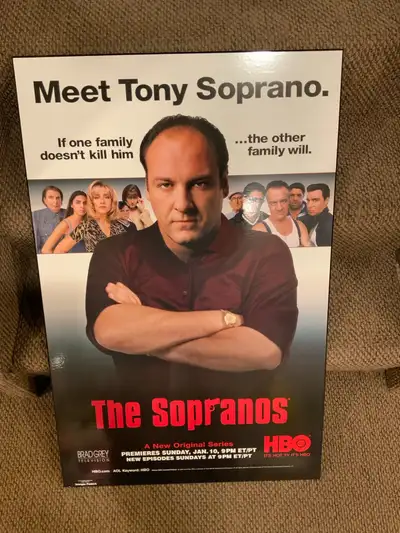 Sopranos HBO TV Series Plaqued Posters, View more