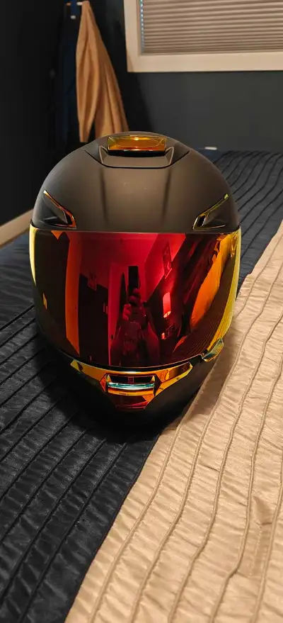 I am selling my LARGE Fly Racing Sentinel Recon Helmet with the attached Sena low profile Bluetooth...
