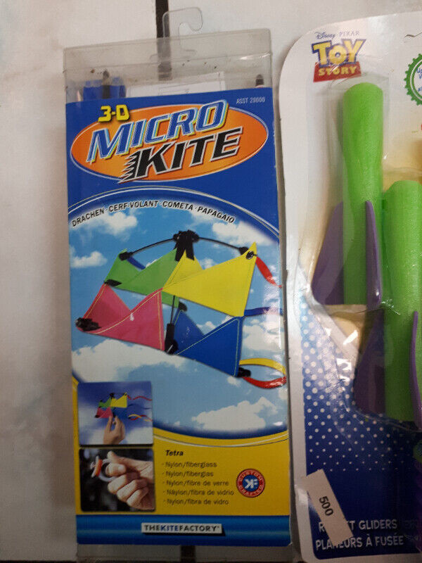 3-D Micro Kite & Disney Toy Story Rocket toy - BNIB. Unopened in Toys & Games in City of Toronto - Image 2