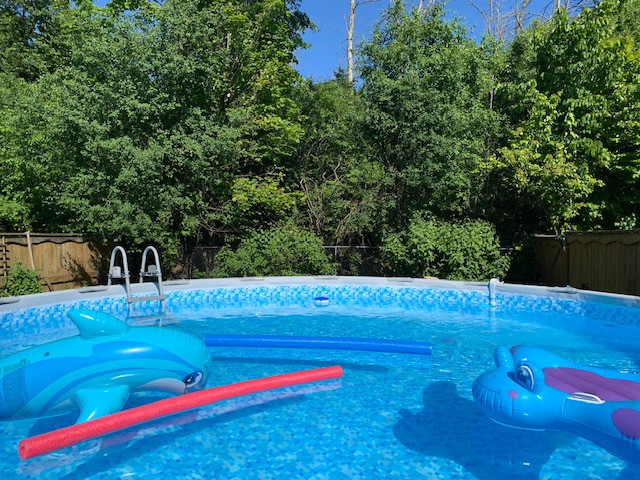 Coleman Swimming Pool, 18-ft x 48-in. Upgraded Sand filter/pump in Water Sports in Oshawa / Durham Region - Image 2