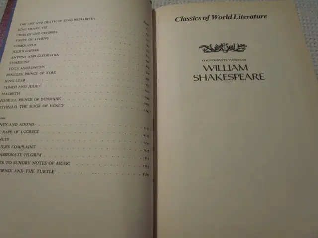 The Complete Works of William Shakespeare classic lit book in Fiction in Kitchener / Waterloo - Image 7