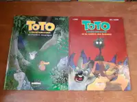 Toto l'ornithorynque 
Bandes dessinées BD 
Lot de 2 bd à vendre 