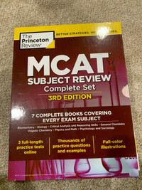 MCAT Subject Review Complete Set 3rd Edition 