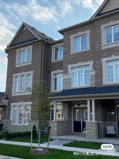 3 story townhouse with double car garage available from  Aug 10