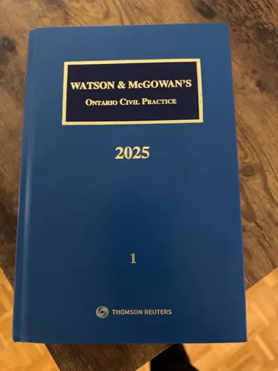Ontario Civil Practice 2025 Book, View more