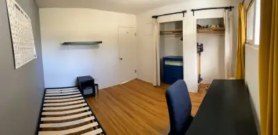 Fully furnished bedroom (including mattress, not pictured) for rent in a women-only house, starting...