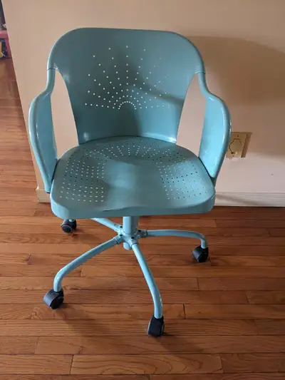IKEA Metal Swivel Office  Desk Chair on Wheels, View more