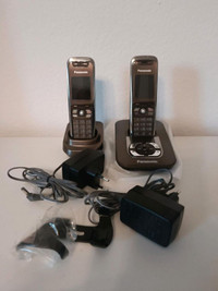Panasonic KX-TG8411 dual cordless phone system, sans fil