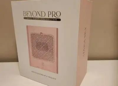 Beyond Pro Nail Dust Collector (Qty.1) DC Power Adapter (Qty.1) Washable, Reusable, HEPA, Certified...