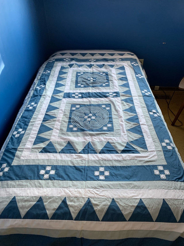 Hand made twin bed covers  in Home Décor & Accents in La Ronge
