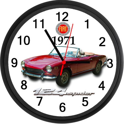 Brand new boxed wall clock approximately 10 inches in diameter featuring Custom designed artwork. Cl...
