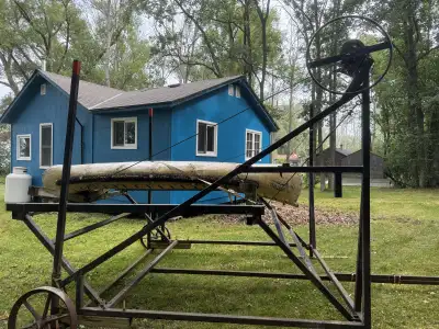 Steel Boat Lift. Built to hold a 176 Prince Craft boat with a 115 motor. Built tough. Need to pick u...