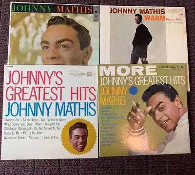 4 Johnny Mathis Albums - Lot # 41 - One Low Price !, View more