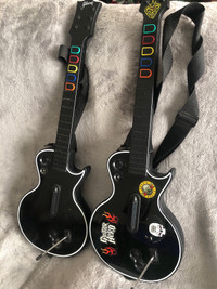 Two PS3 Les Paul Guitar controllers both for $60 (untested)