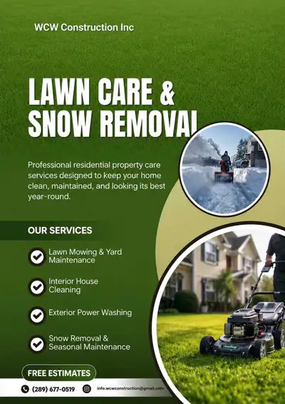 Lawn Care, Cleaning & Power Washing, View more