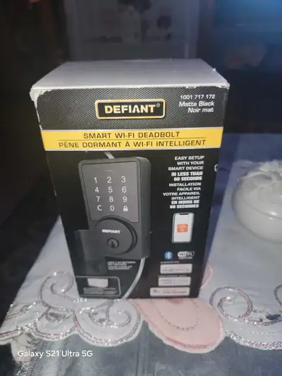 Defiant électrique Deadbolt square, View more