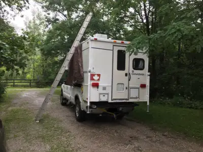 I'm selling a Canadian truck bed camper - Propain heater works - Fridge needs a igniter - body needs...