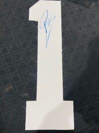 Mats Sundin	Autographed Toronto Maple Leafs	Jersey Number
