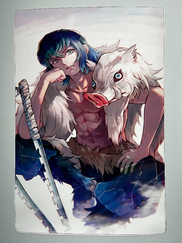 3 Anime Posters Naruto, Demon Slayer and Akame ga Kill Art et objets