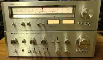 HITACHI HA-1100 INTEGRATED STEREO AMPLIFIER & FT-920 TUNER, View more