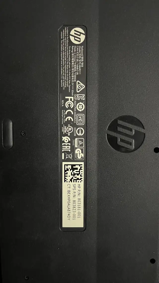 HP Keyboard62863282019587121