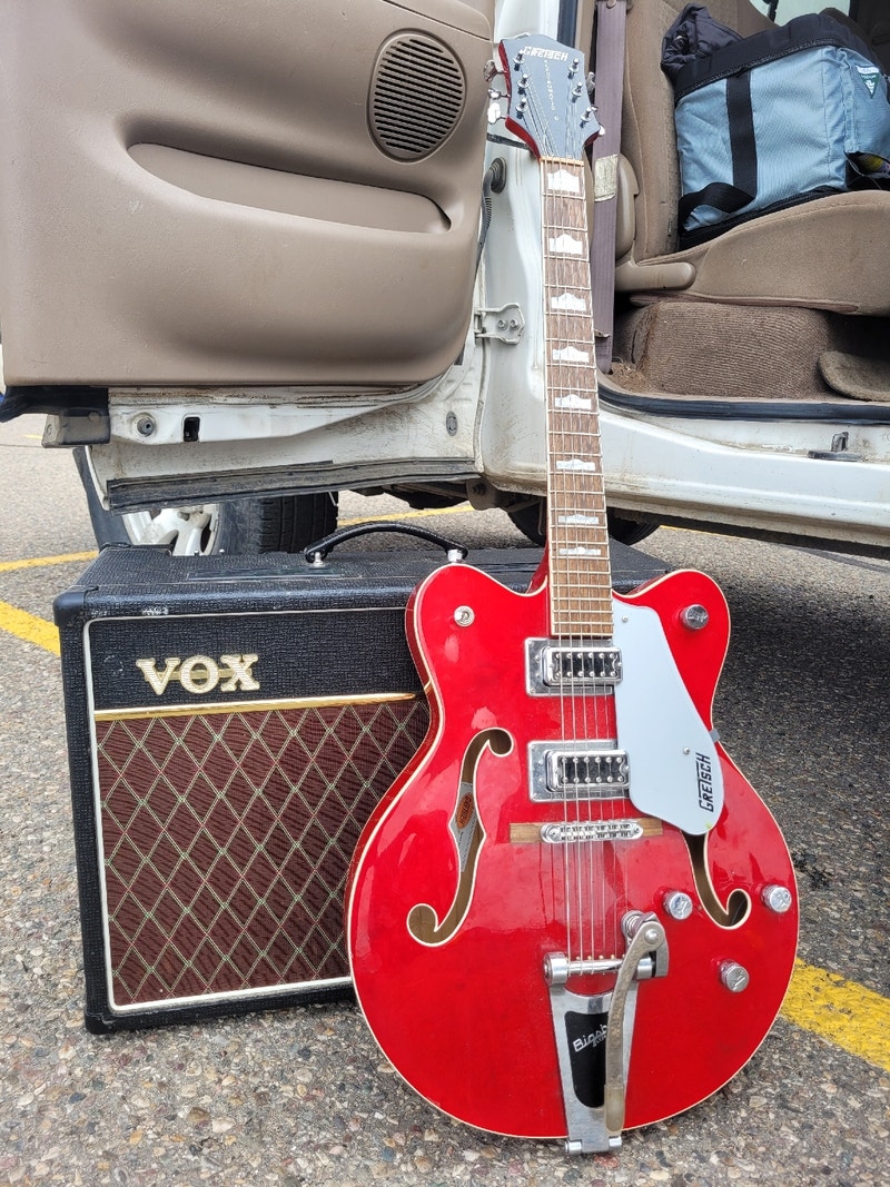 Gretsch Semi Hollow + 100W Vox Amp for sale Guitars Lethbridge Kijiji